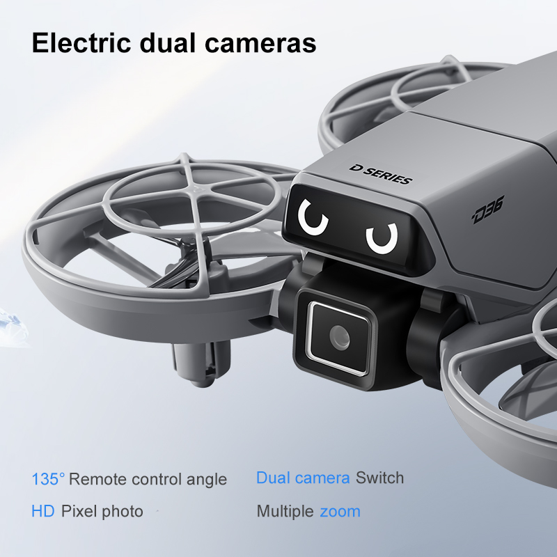 D36 4K Drone, Full Enclosed Sa - đánh giá và giá Drone Gimbal Mount
